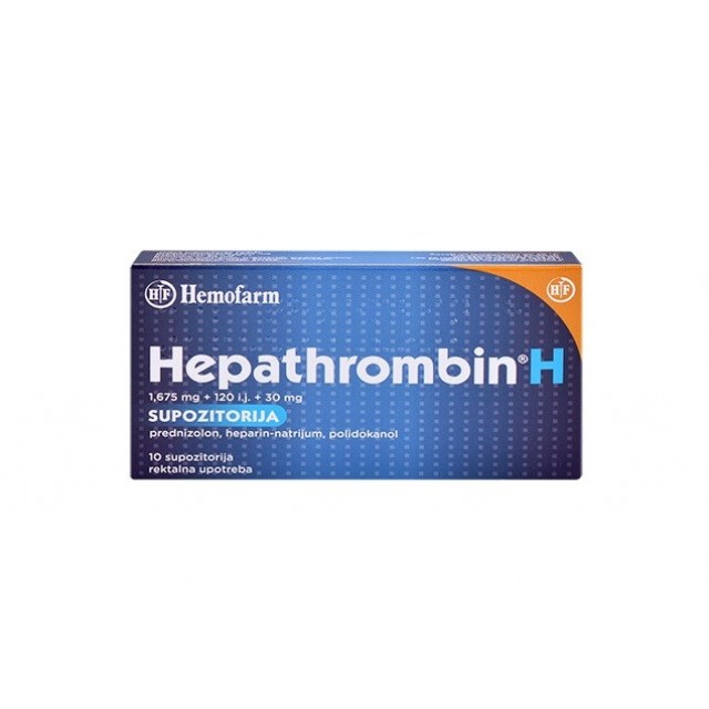 HEPATHROMBIN H SUPOZITORIJE A10