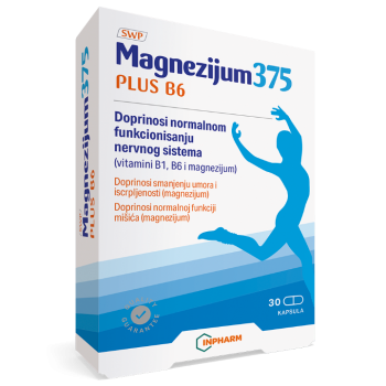 MAGNEZIJUM 375 PLUS B6 KAPSULE A 30
