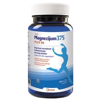 MAGNEZIJUM 375 PLUS B6 KAPSULE A100