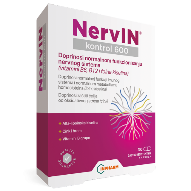 NERVINN KONTROL TABLETE 600MG A30