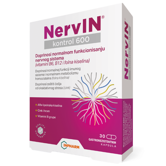 NERVINN KONTROL TABLETE 600MG A30