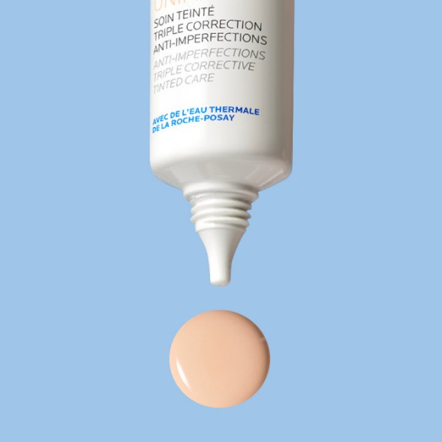 LA ROCHE-POSAY EFFACLAR DUO(+) UNIFIANT UJEDNAČUJUĆA KOREKTIVNA NEGA PROTIV NEPRAVILNOSTI MASNE KOŽE I ZAČEPLJENIH PORA 40 ML MEDIUM