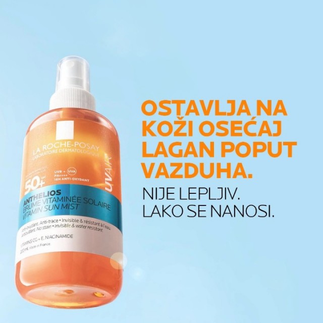 LA ROCHE-POSAY ANTHELIOS UVSPORT MIST SPF50+ 200ML