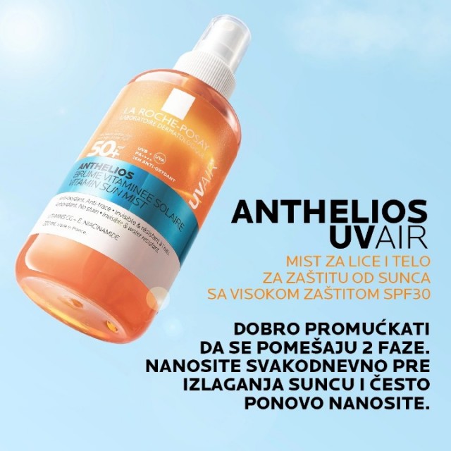 LA ROCHE-POSAY ANTHELIOS UVSPORT MIST SPF50+ 200ML