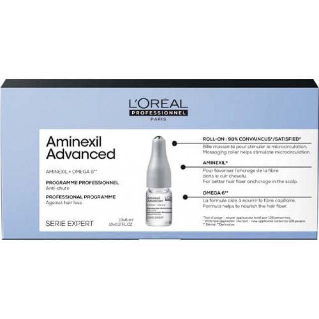 LOREAL PROFESSIONNEL SERIE EXPERT AMINEXIL ADVANCED AMPULE 6ML A10