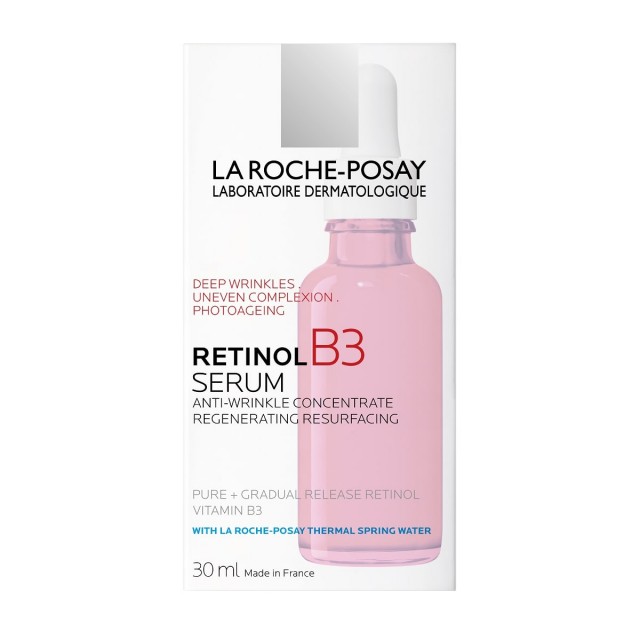 LA ROCHE-POSAY RETINOL B3 SERUM REGENERIŠUĆI OBNAVLJAJUĆI KONCENTRAT PROTIV IZRAŽENIH BORA I NEUJEDNAČENOG TENA 30ML