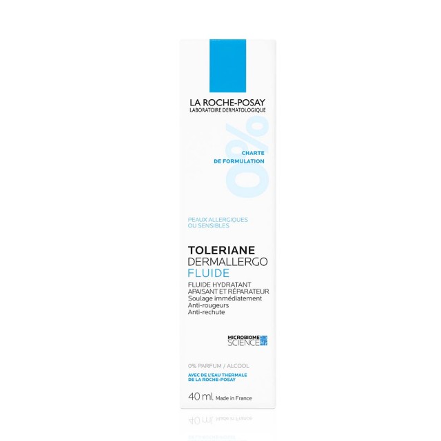 LA ROCHE-POSAY TOLERIANE DERMALLERGO FLUID LAGANA HIDRATANTNA FORMULA ZA SVAKODNEVNU UPOTREBU NA KOŽI SKLONOJ ALERGIJAMA ILI NETOLERANTNOJ KOŽI 40ML