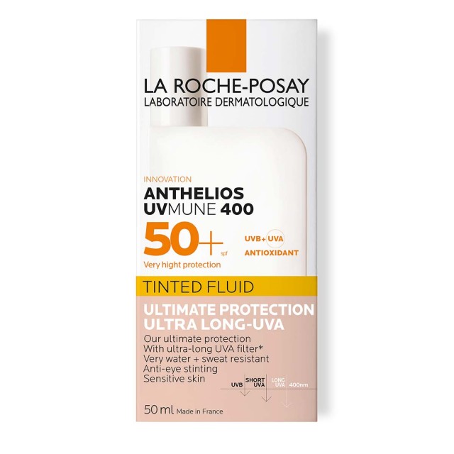 LA ROCHE-POSAY ANTHELIOS UVMUNE 400 TONIRANI FLUID SPF50+, 50 ML