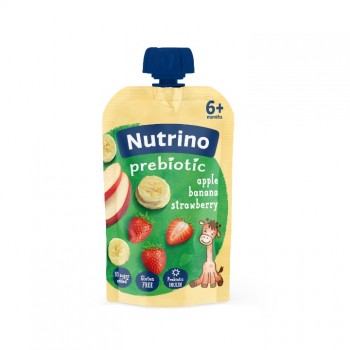 NUTRINO PREBIOTIC PIRE JABUKA, BANANA I JAGODA 100G NUTRINO PREBIOTIC PIRE JABUKA, BANANA I JAGODA 100G