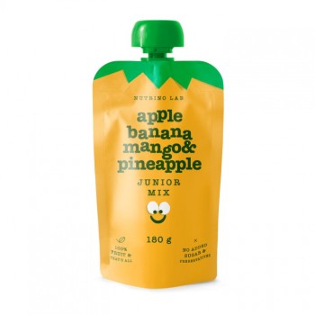NUTRINO JUNIOR VOĆNI PIRE JABUKA, BANANA, MANGO I ANANAS 180G