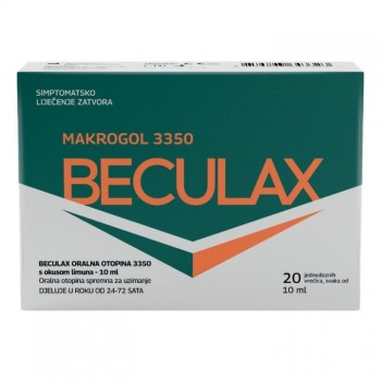 BECULAX MACROGOL 3350 20 x 10 ML