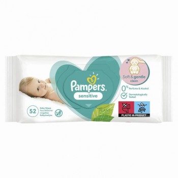 PAMPERS VLAŽNE MARAMICE SENSITIVE A52