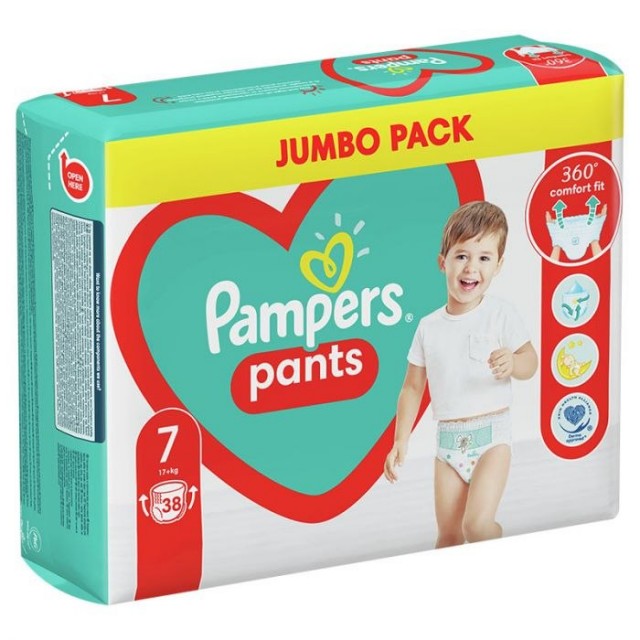 PAMPERS PANTS 7 EXTRA LARGE A38