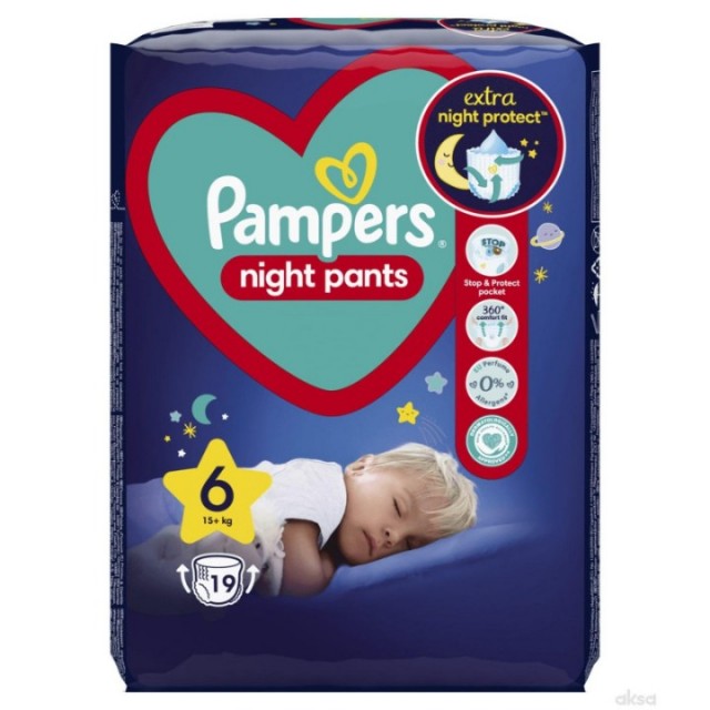 PAMPERS NIGHT PANTS 6 A19