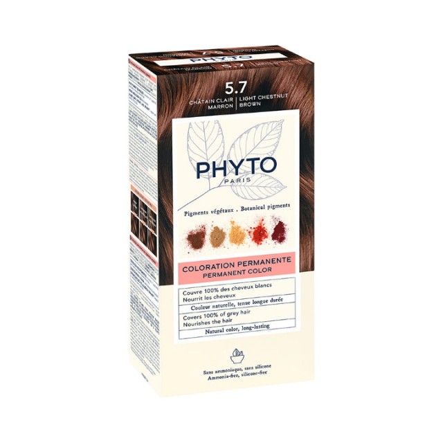 PHYTO FARBA 5.7 CHATAIN CLAIR MARRON