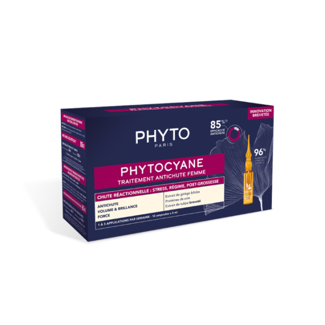 PHYTO PHYTOCYANE WOMEN REACTIONAL TRETMAN PROTIV OPADANJA KOSE ZA ŽENE 12x5 ML