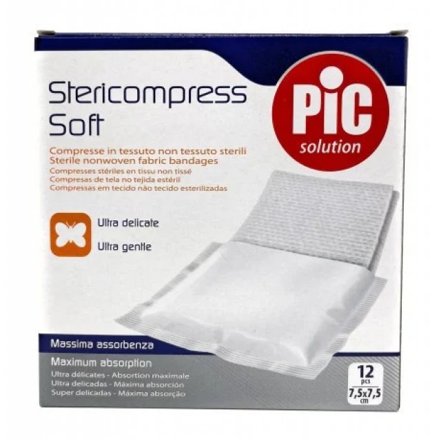 PIC SOFT STERILNA KOMPRESA 7.5X7.5 A1