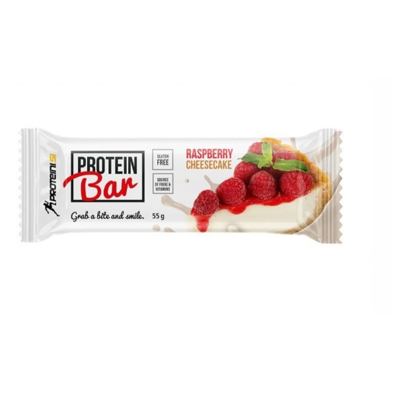Proteini Si Raspberry PROTEINI.SI PROTEIN BAR RASPBERRY CHEESECAKE 55G - | Galen Pharm On-line