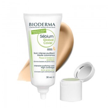BIODERMA SEBIUM GLOBAL COVER TONIRANI TRETMAN 30ML + 2G BIODERMA SEBIUM GLOBAL COVER TONIRANI TRETMAN 30ML + 2G