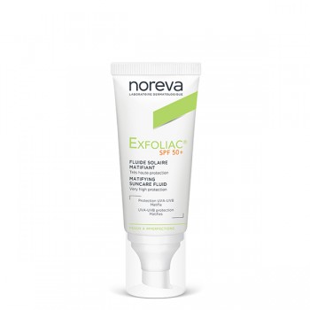 NOREVA EXFOLIAC MATIRAJUĆI FLUID ZA ZAŠTITU OD SUNCA SPF50+ 40ML