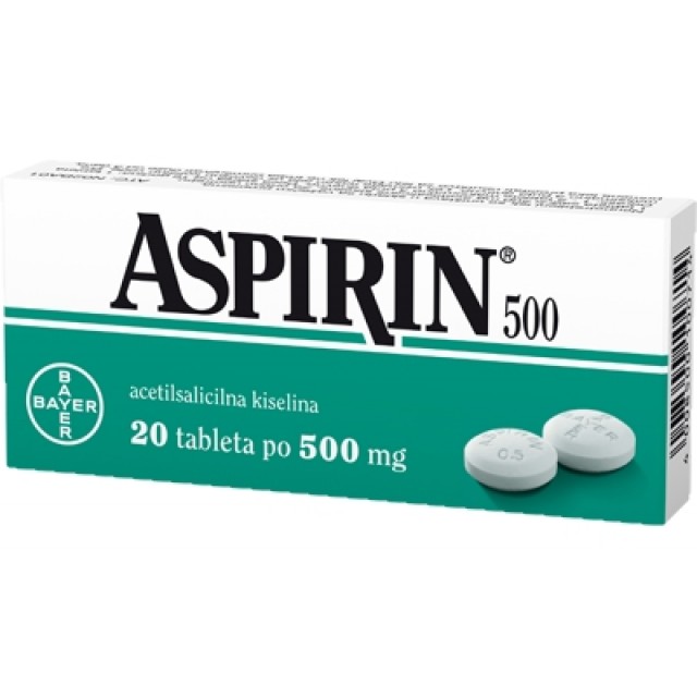 ASPIRIN TABLETE 20X500MG