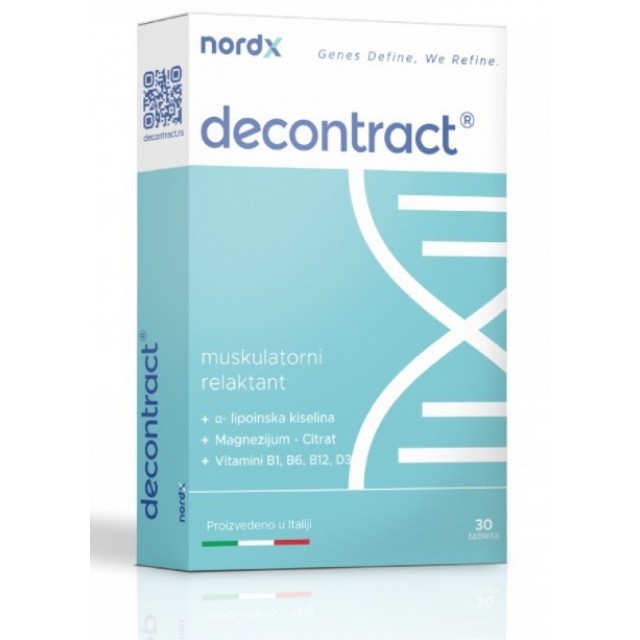 DECONTRACT MUSKULATORNI RELAKTANT 30 TABLETA