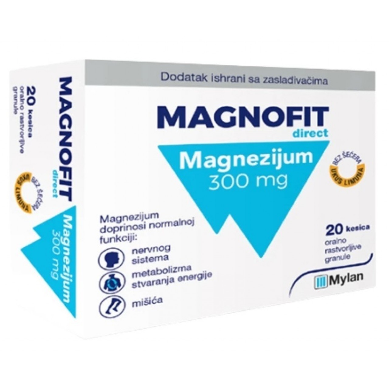 Magnofit MAGNOFIT DIREKT KESICE 300MG A20 - 28571 | Galen Pharm On-line