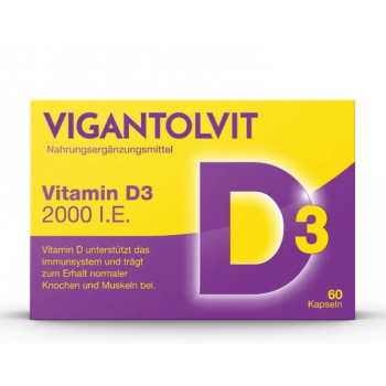 VIGANTOLVIT VITAMIN D3 2000IJ  SOFT GEL KAPSULE A60 