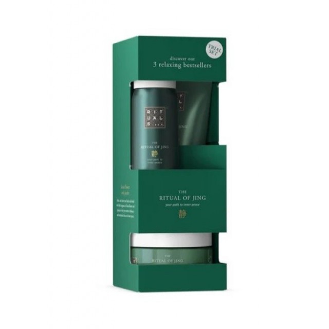 RITUALS JING SET BODY SCRUB 125GR+BODY CREAM 70ML+FOAMING SHOWER GEL 50ML