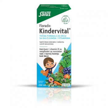 FLORADIX  KINDERVITAL TEČNA FORMULA ZA DECU SA KALCIJUMOM I VITAMINIMA 250ML