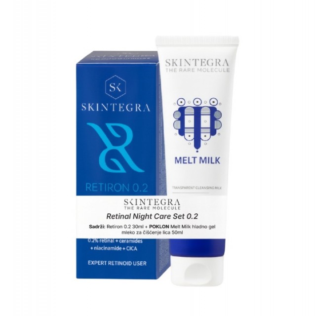 SKINTEGRA RETINAL NIGHT CARE SET RETIRON 0.2 + MELT MILK 50ML