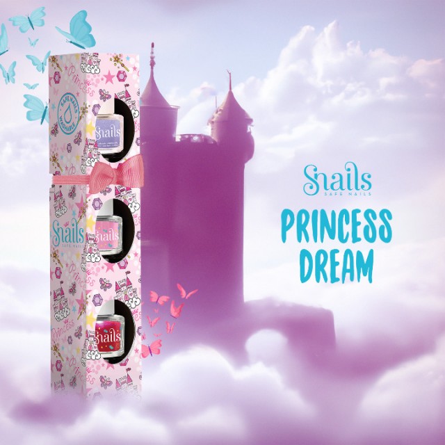 SNAILS MINI LAKOVI ZA NOKTE  3 KOM. PRINCESS DREAM SNAILS MINI LAKOVI ZA NOKTE  3 KOM. PRINCESS DREAM