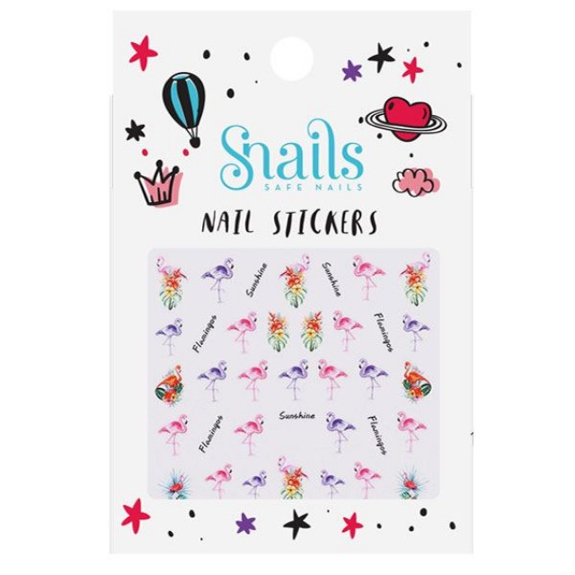 SNAILS STIKERI ZA NOKTE FLAMINGO