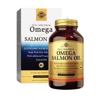 SOLGAR FULL SPECTRUM OMEGA SALMON OIL KAPSULE A120