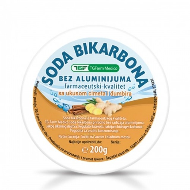 GOTI SODA BIKARBONA BEZ ALUMINIJUMA SA CIMETOM I ĐUMBIROM 200G