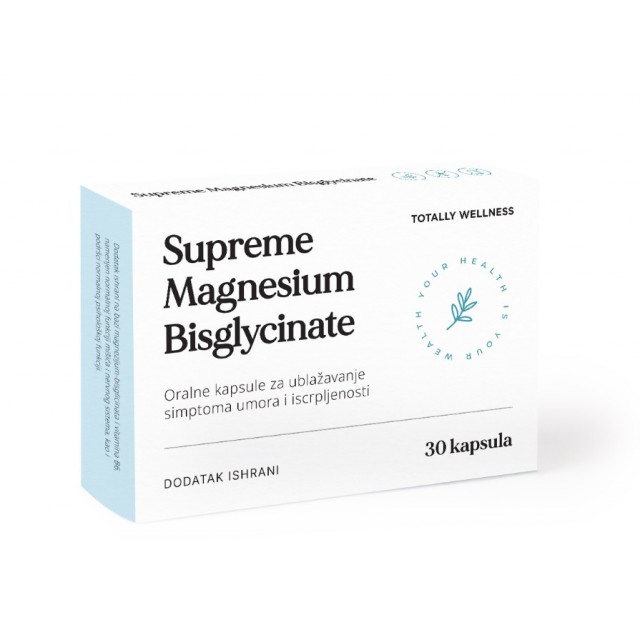 TOTALLY WELLNESS SUPREME MAGNESIUM BISGLYCINATE KAPSULE A30
