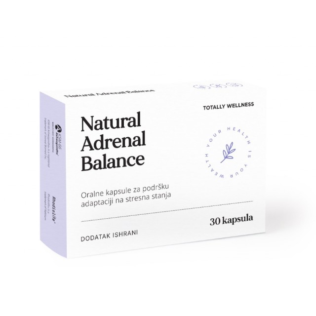 TOTALLY WELLNESS NATURAL ADRENAL BALANCE KAPSULE A30