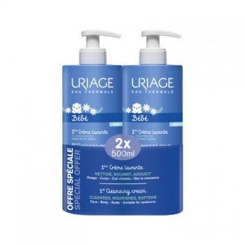 URIAGE PROMO BEBE PRVA KREMA ZA KUPANJE 2 X 500ML