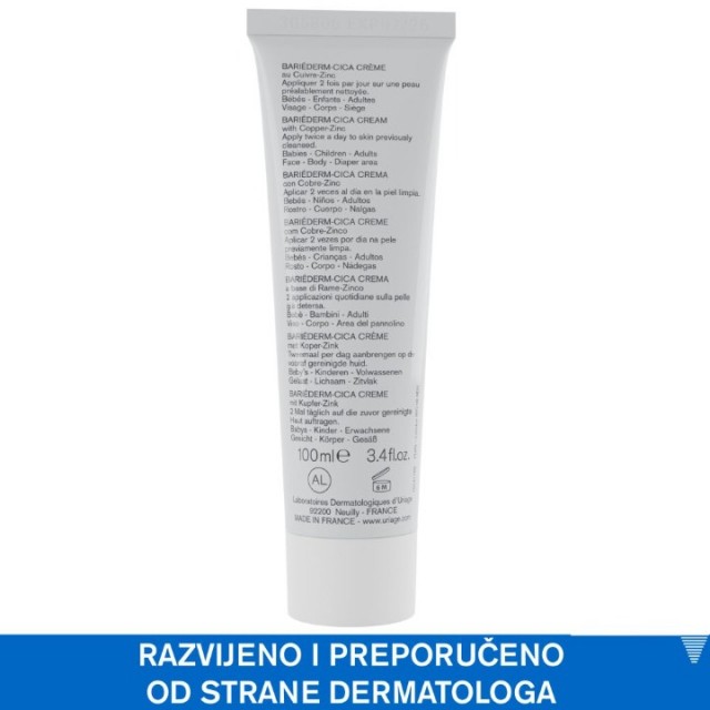 URIAGE BARIEDERM CICA KREM 100ML
