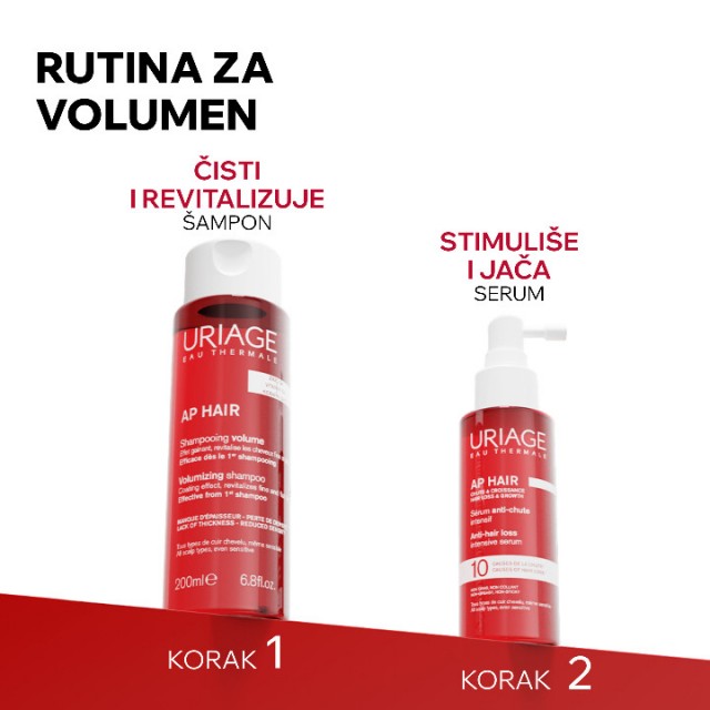 URIAGE AP ŠAMPON ZA VOLUMEN KOSE 200 ML URIAGE AP ŠAMPON ZA VOLUMEN KOSE 200 ML