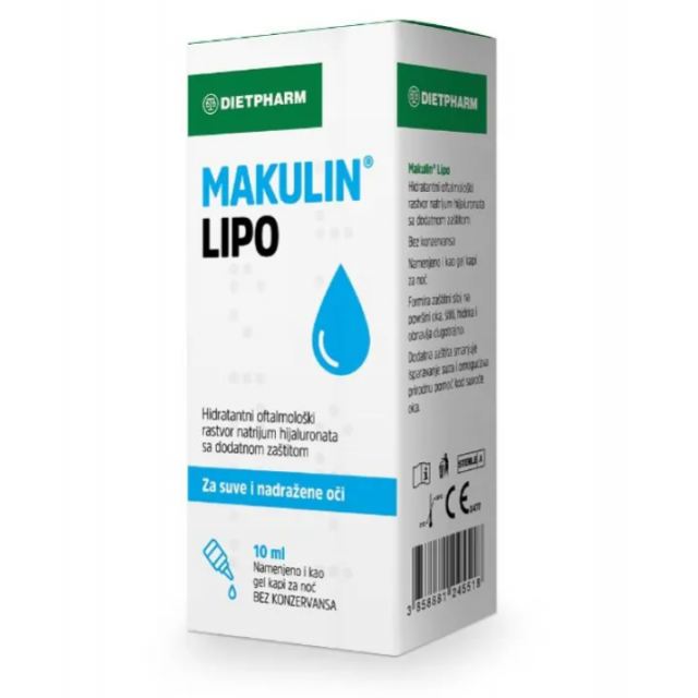 MAKULIN LIPO KAPI ZA OČI 10ML DIETPHARM