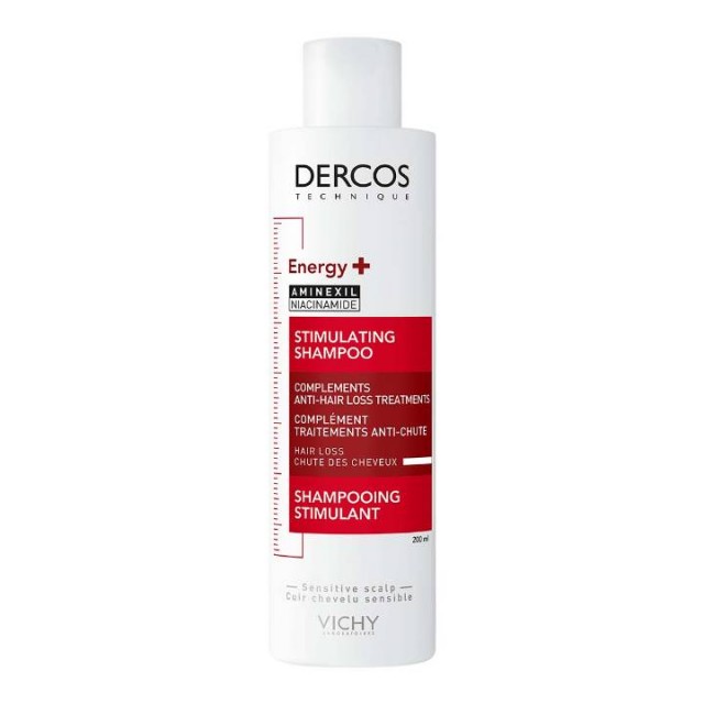 VICHY DERCOS ENERGETSKI ŠAMPON PROTIV GUBITKA KOSE SA AKTIVNIM SASTOJKOM AMINEXILOM I VITAMINIMA PP, B5 I B6 200ML VICHY DERCOS ENERGETSKI ŠAMPON PROTIV GUBITKA KOSE SA AKTIVNIM SASTOJKOM AMINEXILOM I VITAMINIMA PP, B5 I B6 200ML