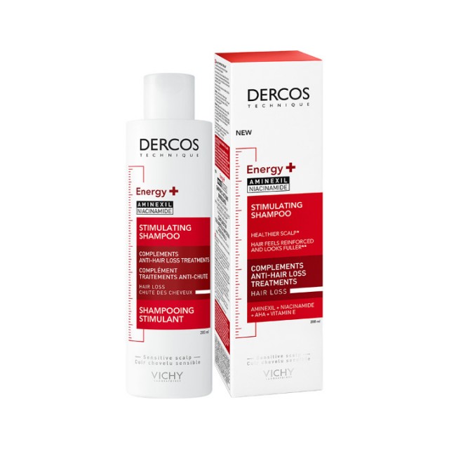VICHY DERCOS ENERGETSKI ŠAMPON PROTIV GUBITKA KOSE SA AKTIVNIM SASTOJKOM AMINEXILOM I VITAMINIMA PP, B5 I B6 200ML VICHY DERCOS ENERGETSKI ŠAMPON PROTIV GUBITKA KOSE SA AKTIVNIM SASTOJKOM AMINEXILOM I VITAMINIMA PP, B5 I B6 200ML