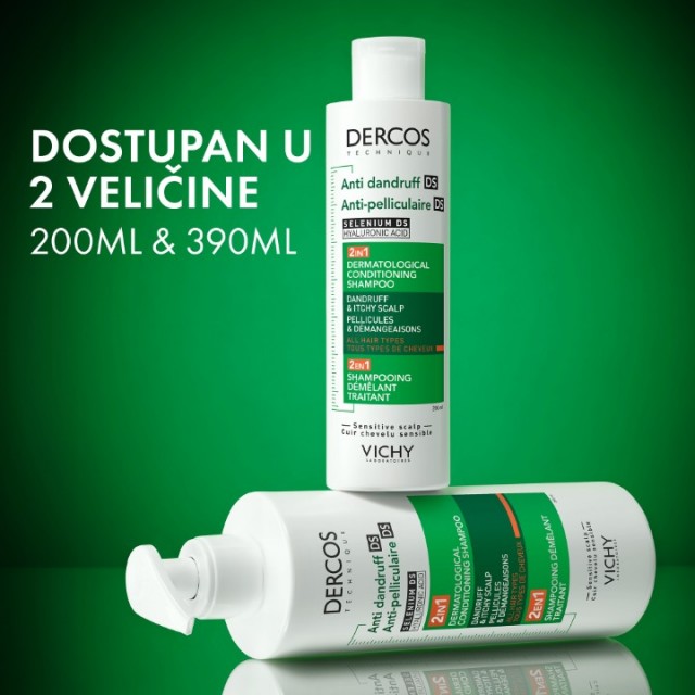 VICHY DERCOS ŠAMPON PROTIV PERUTI DS 2U1 390ML VICHY DERCOS ŠAMPON PROTIV PERUTI DS 2U1 390ML