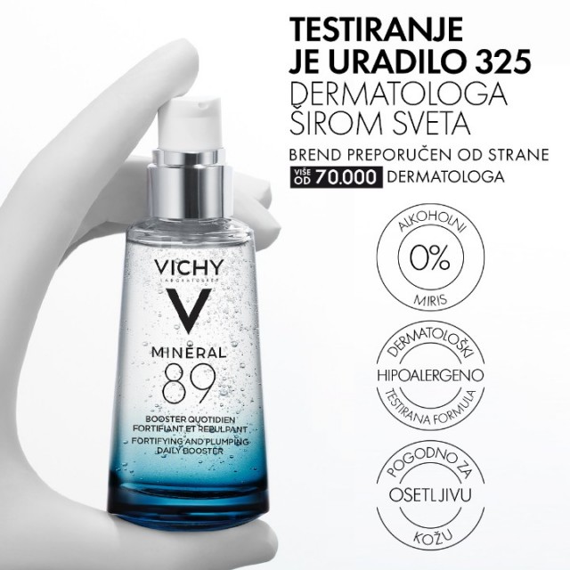 VICHY MINERAL 89 BOOSTER DNEVNI BOOSTER ZA SNAŽNIJU I PUNIJU KOŽU 50ML VICHY MINERAL 89 BOOSTER DNEVNI BOOSTER ZA SNAŽNIJU I PUNIJU KOŽU 50ML