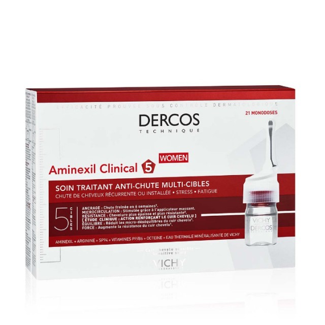 VICHY DERCOS AMINEXIL CLINICAL 5 AMPULE PROTIV OPADANJA KOSE ZA ŽENE 21 AMPULA VICHY DERCOS AMINEXIL CLINICAL 5 AMPULE PROTIV OPADANJA KOSE ZA ŽENE 21 AMPULA