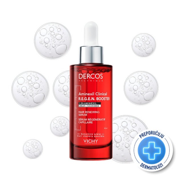 VICHY DERCOS AMINEXIL REGEN BOOSTER CLINICAL SERUM ZA KOSU 90ML VICHY DERCOS AMINEXIL REGEN BOOSTER CLINICAL SERUM ZA KOSU 90ML