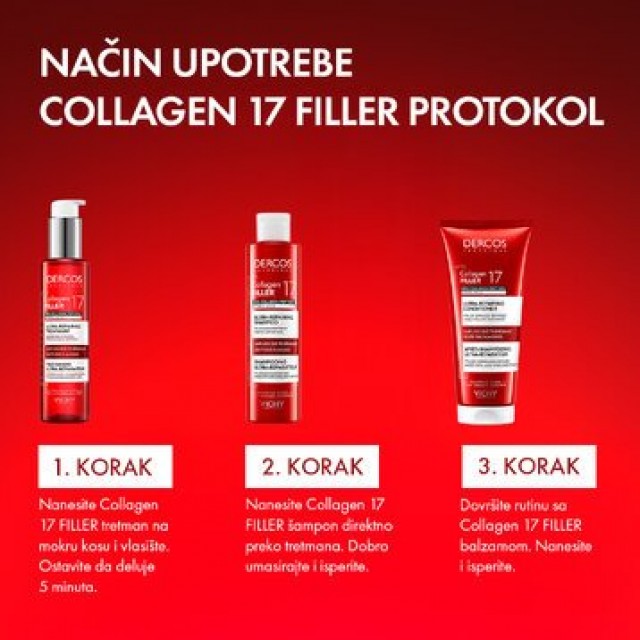 VICHY DERCOS COLLAGEN 17 FILLER ULTRA-OBNAVLJAJUĆI BALZAM 200 ML VICHY DERCOS COLLAGEN 17 FILLER ULTRA-OBNAVLJAJUĆI BALZAM 200 ML