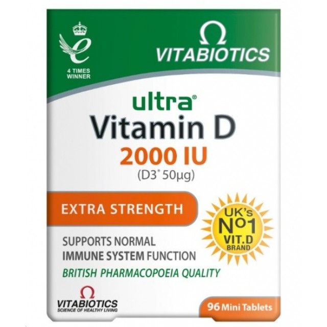 VITABIOTICS ULTRA VITAMIN D 2000IJ TABLETE A96