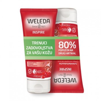 WELEDA PROMO 80% GEL ZA TUŠIRANJE NAR 2x200ML